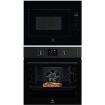 Keittiöpaketti Electrolux - COP800B kalusteuuni ja KMFD264NB mikroaaltouuni, musta