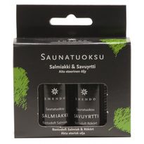 Saunatuoksusetti Emendo Salmiakki 10 ml &amp; Savuyrtti 10 ml