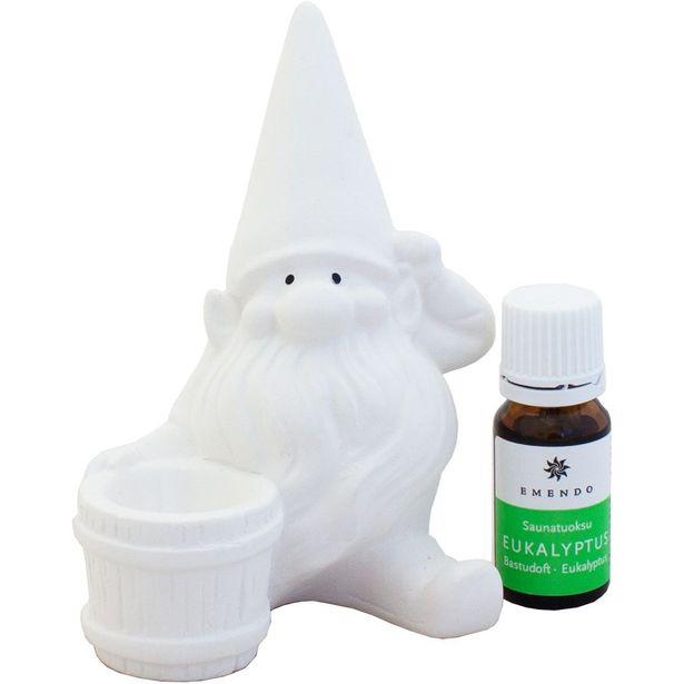 Saunatonttu Emendo valkoinen + Eukalyptus, 10 ml