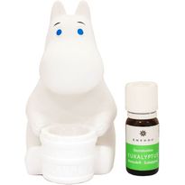 Saunakoriste Emendo MUUMI + saunatuoksu eukalyptus 10ml