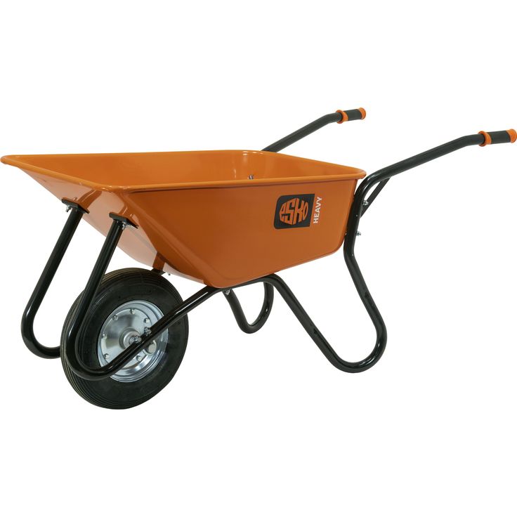 Kottikärry ESKO Heavy 350/120L, solukumitäytteinen pyörä kuulalaakerilla