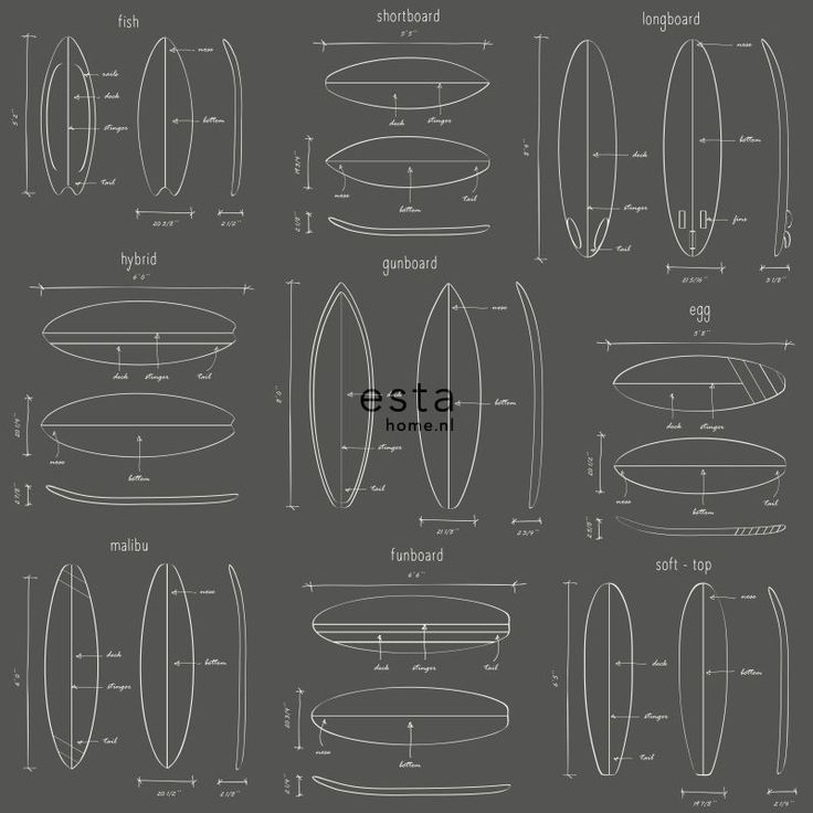 Tapetti Esta Regatta Crew Surf Edition 128872, 0,53x10,05m, harmaa/musta