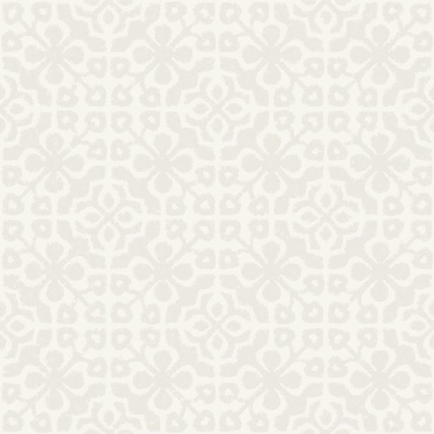 Tapetti Azulejos Tiles 128041 0,53x10,05 m valkoinen/helmiäishopea non-woven