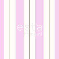Tapetti Stripes 136412 0,53x10,05 m vaaleanpunainen/ruskea non-woven