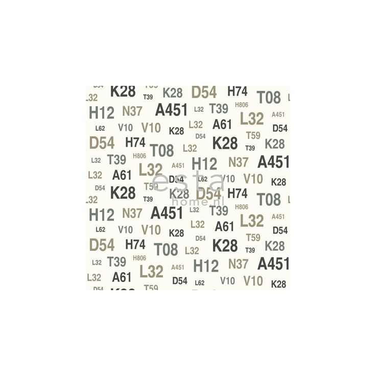 Tapetti Emblems 136441 0,53x10,05 m ruskea/harmaa non-woven