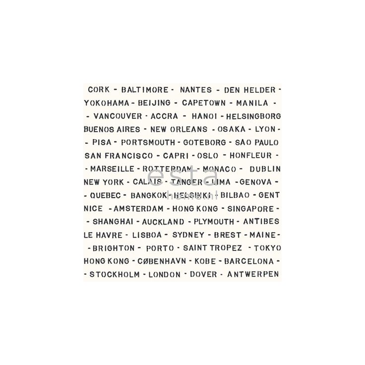 Tapetti Emblems 136447 0,53x10,05 m valkoinen/musta non-woven