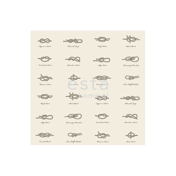 Tapetti Navy 136464 0,53x10,05 m beige/ruskea non-woven