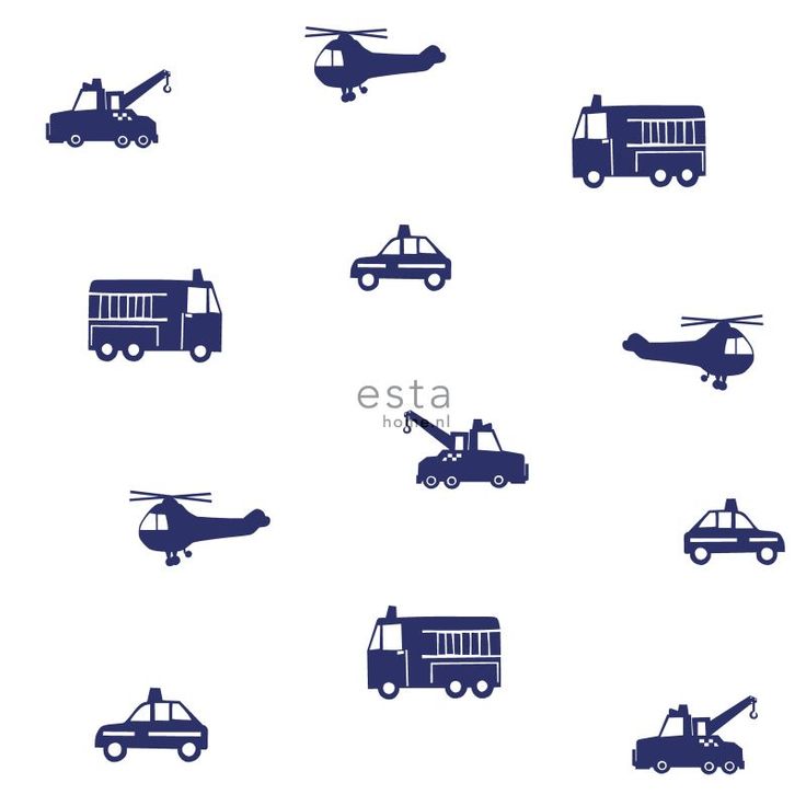 Lastenhuoneen tapetti Cars 137321 0,53x10,05 m sininen non-woven