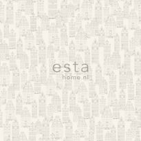 Tapetti Amsterdam Houses 137710 0,53x10,05 m hopea non-woven