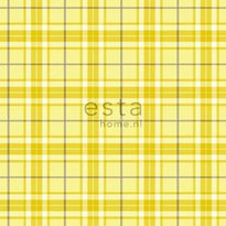 Tapetti Checks 137729 0,53x10,05 m keltainen non-woven