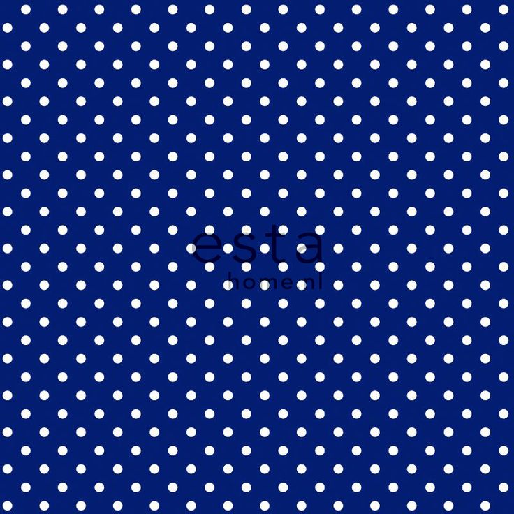 Tapetti Dots 138105 0,53x10,05 m sininen/valkoinen non-woven