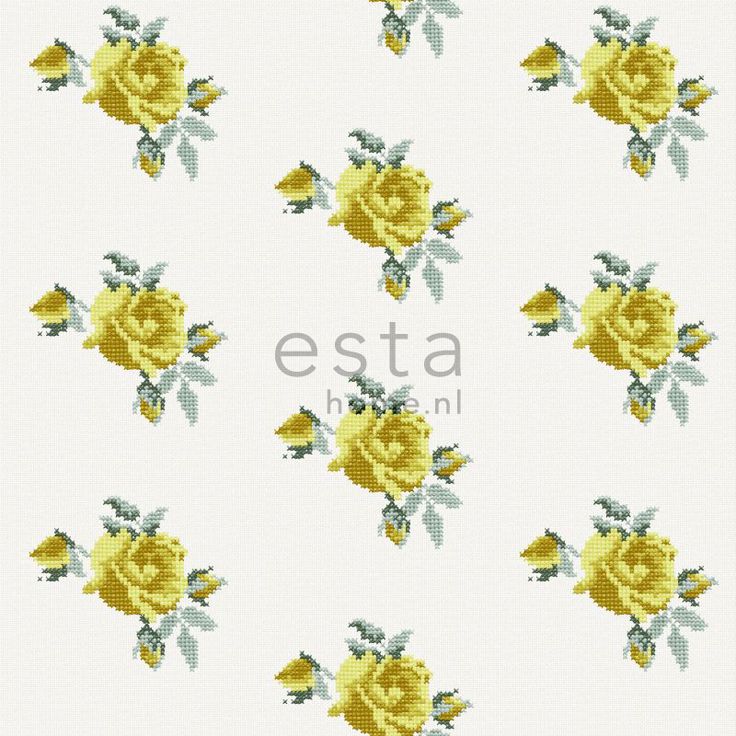 Tapetti Rose 138147 0,53x10,05 m keltainen non-woven