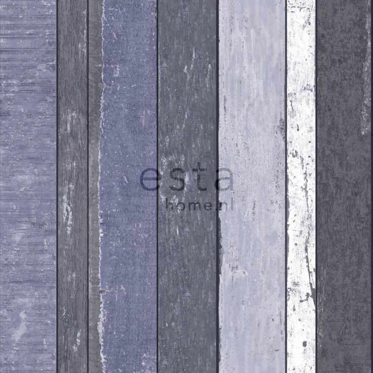 Tapetti Wooden Boards 138251, 0,53x10,05m, sininen