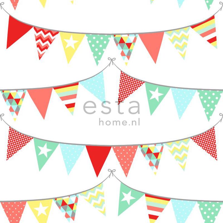Lastenhuoneen tapetti Flags 138717 0,53x10,05 m monivärinen