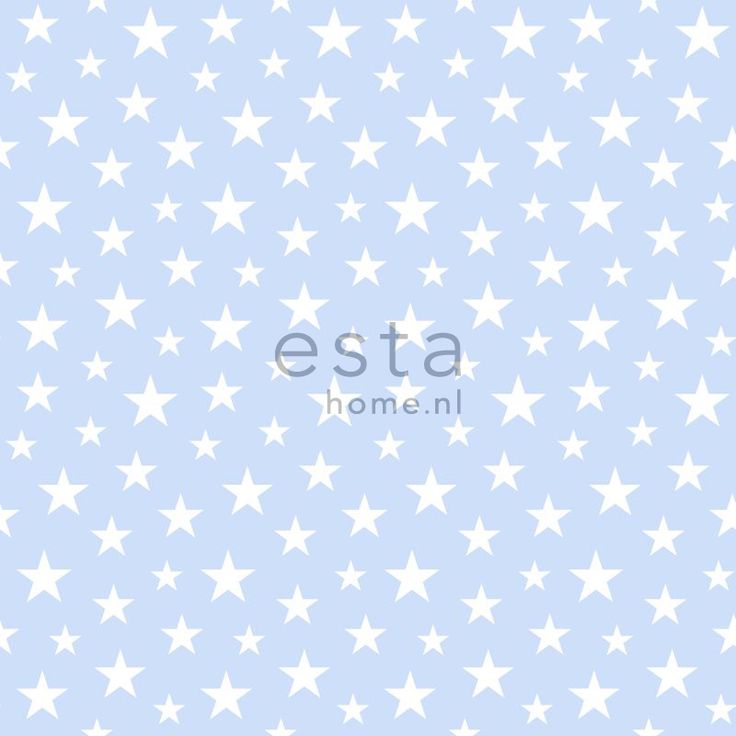 Lastenhuoneen tapetti Stars 138729 0,53x10,05 m vaaleansininen