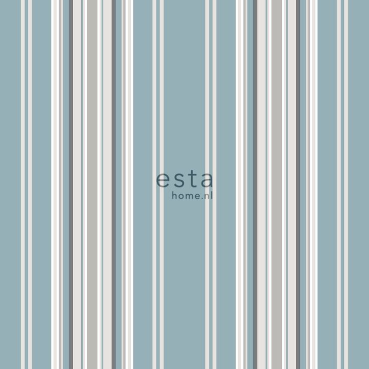 Tapetti Esta College 138807, 0,53x10,05m, sininen/beige
