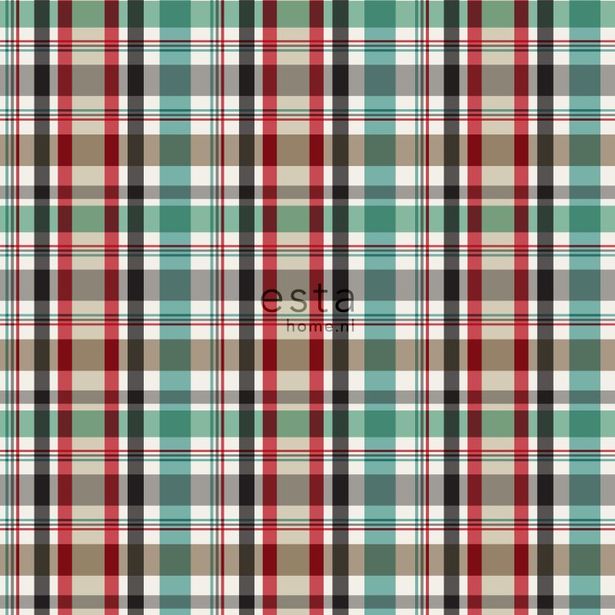 Tapetti Esta College 138817, 0,53x10,05m, monivärinen
