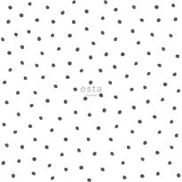 Tapetti Esta Little Bandits 138934, 0,53x10,05m, valkoinen/musta