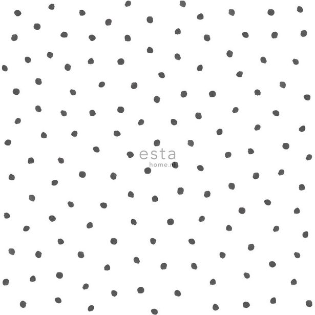 Tapetti Esta Little Bandits 138934, 0,53x10,05m, valkoinen/musta