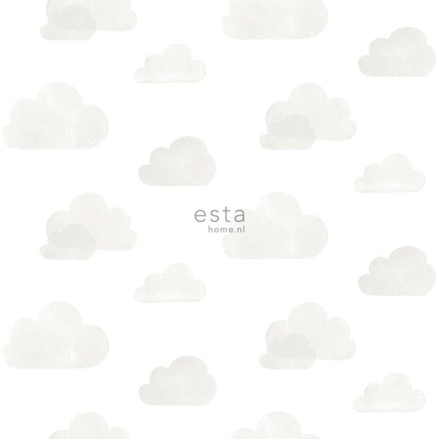 Tapetti Esta Little Bandits 138945, 0,53x10,05m, valkoinen/harmaa