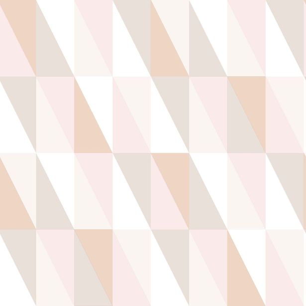 Tapetti Esta Art Deco 139196, 0.53x10.05m, non-woven, vaaleanpunainen