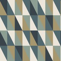 Tapetti Esta Art Deco 139197, 0.53x10.05m, non-woven, vihreä