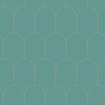 Tapetti Esta Art Deco 139204, 0.53x10.05m, non-woven, vihreä