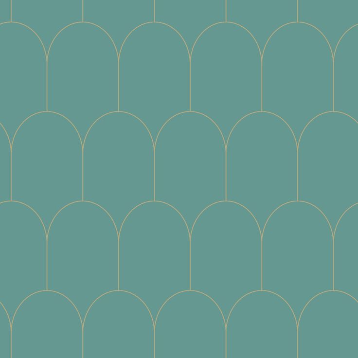Tapetti Esta Art Deco 139204, 0.53x10.05m, non-woven, vihreä