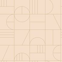 Tapetti Esta Art Deco 139206, 0.53x10.05m, non-woven, roosa