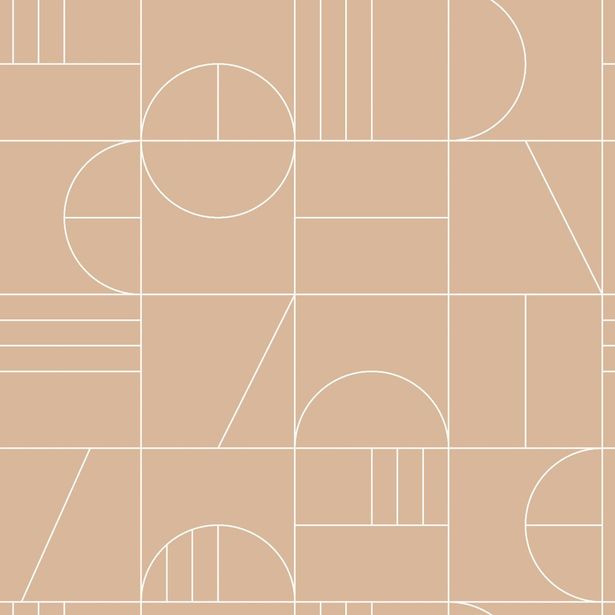 Tapetti Esta Art Deco 139208, 0.53x10.05m, non-woven, beige