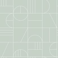 Tapetti Esta Art Deco 139209, 0.53x10.05m, non-woven, vaaleanvihreä