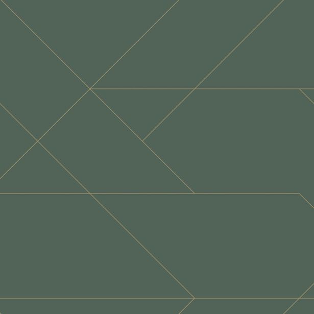 Tapetti Esta Art Deco 139212, 0.53x10.05m, non-woven, vihreä