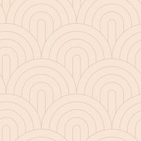 Tapetti Esta Art Deco 139216, 0.53x10.05m, non-woven, vaaleanpunainen