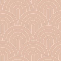 Tapetti Esta Art Deco 139218, 0.53x10.05m, non-woven, roosa