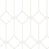 Tapetti Esta Art Deco 139223, 0.53x10.05m, non-woven, valkoinen