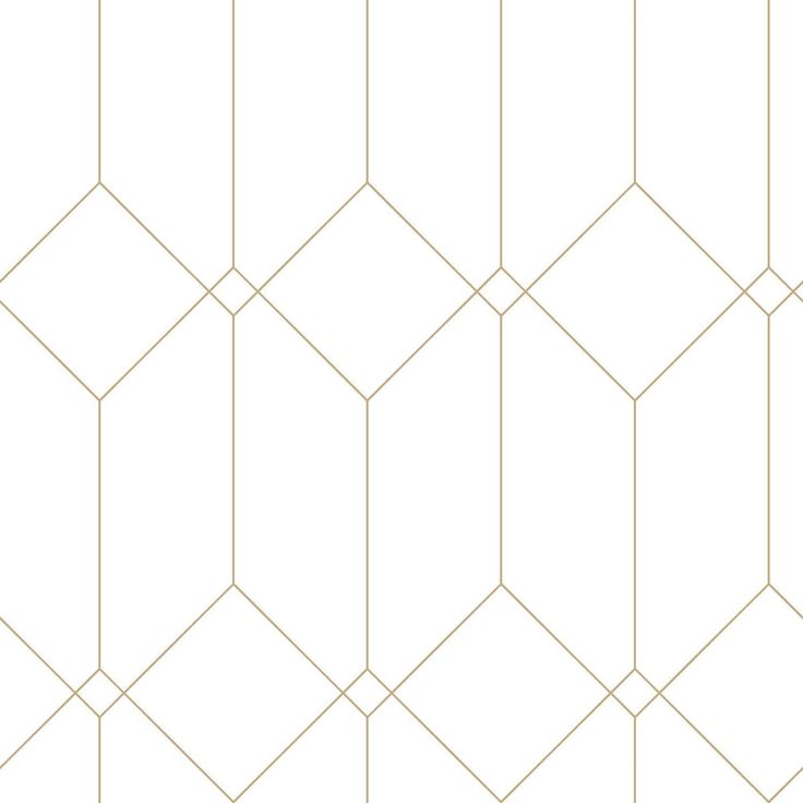 Tapetti Esta Art Deco 139223, 0.53x10.05m, non-woven, valkoinen