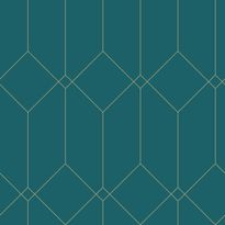 Tapetti Esta Art Deco 139224, 0.53x10.05m, non-woven, vihreä