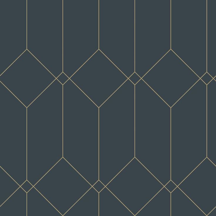 Tapetti Esta Art Deco 139225, 0.53x10.05m, non-woven, tummansininen