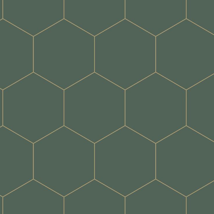 Tapetti Esta Art Deco 139228, 0.53x10.05m, non-woven, tummanvihreä