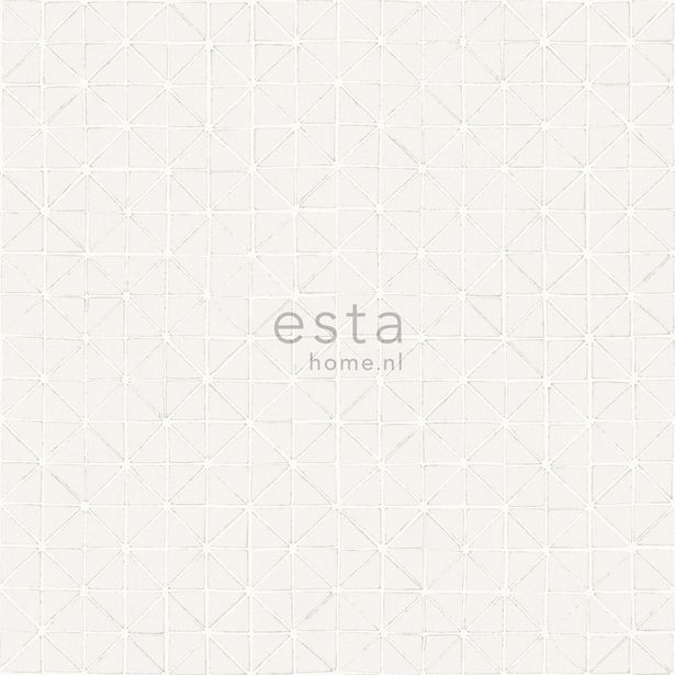 Tapetti Esta Geometric Shapes 148346, 0,53x10,05m, vaaleanharmaa