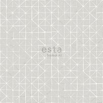 Tapetti Esta Geometric Shapes 148349, 0,53x10,05m, taupe