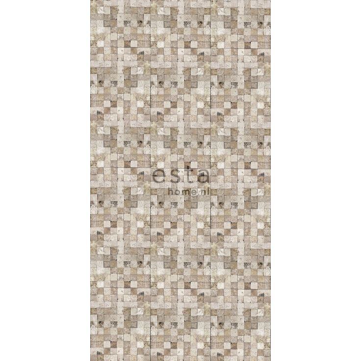Tapetti WallpaperXXL Marble Squares 158201, 46,5cm x 8,37m, beige
