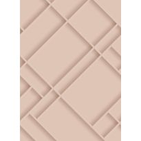 Paneelitapetti PhotowallXL 3D wall Paneling Diagonal, 2.00x2.79m, roosa