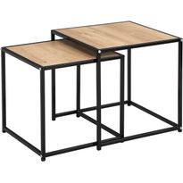 Sarjapöytä Eureka Dawson 40x40cm tammi/musta