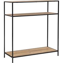 Sivupöytä Eureka Dawson 120x40cm tammi/musta