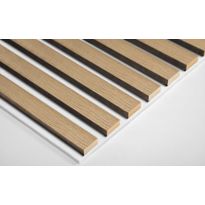 Akustiikkapaneeli/rimapaneeli Ewona AcuDesign, 22x600mm, valkoinen pohja, eri vaihtoehtoja