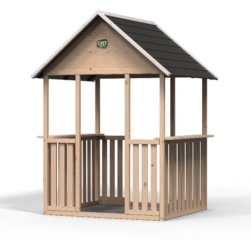 Puinen leikkimökki Exit Panorama 100, 120x108x147cm