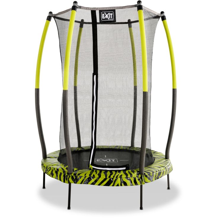Trampoliini Exit Tiggy Junior ø140cm lime sis. turvaverkko