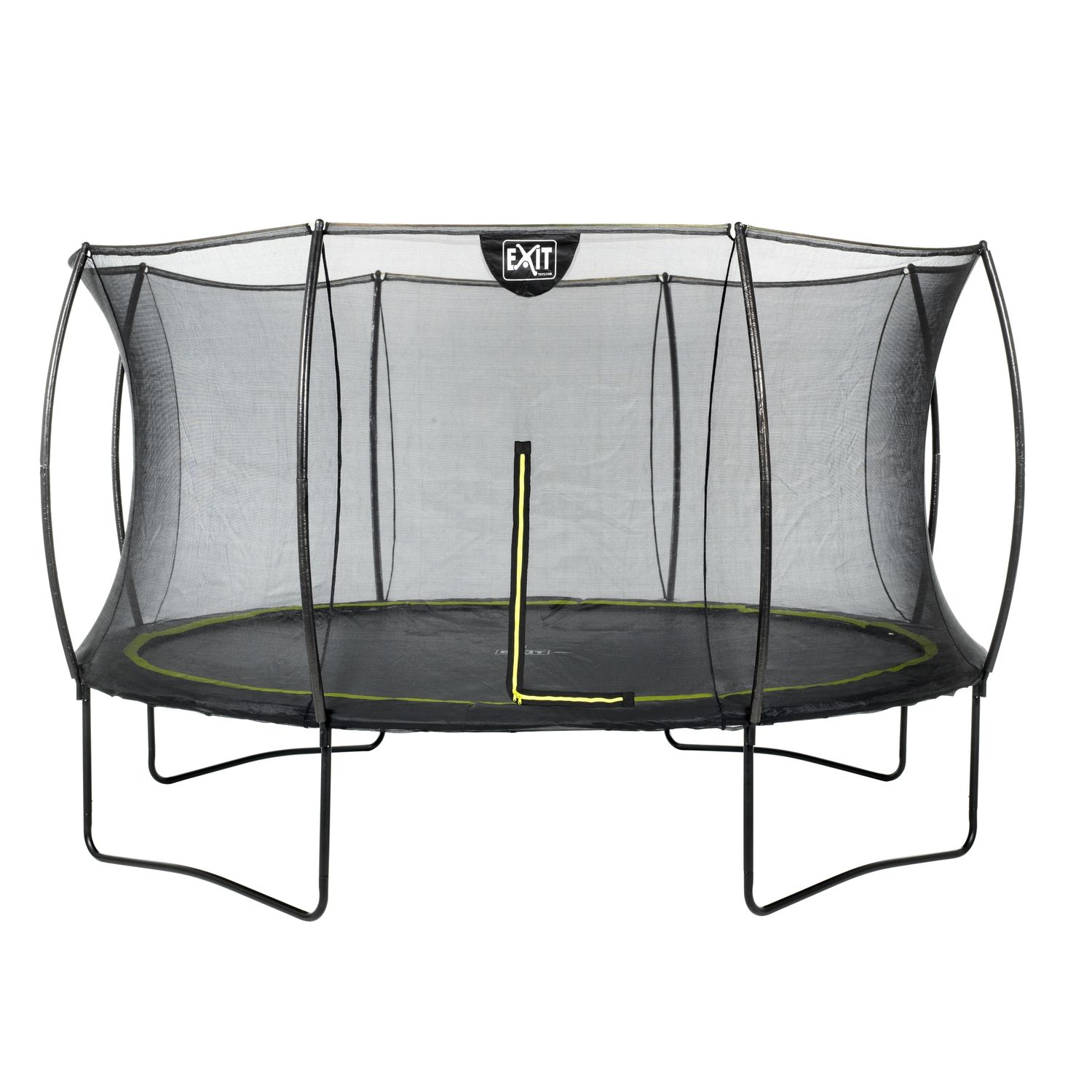 Trampoliini Exit Silhouette, Ø427cm, musta, sis. turvaverkko