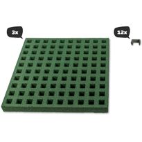 Turva-alusta EXIT Freezone, 54 x 54 cm, 3 kpl